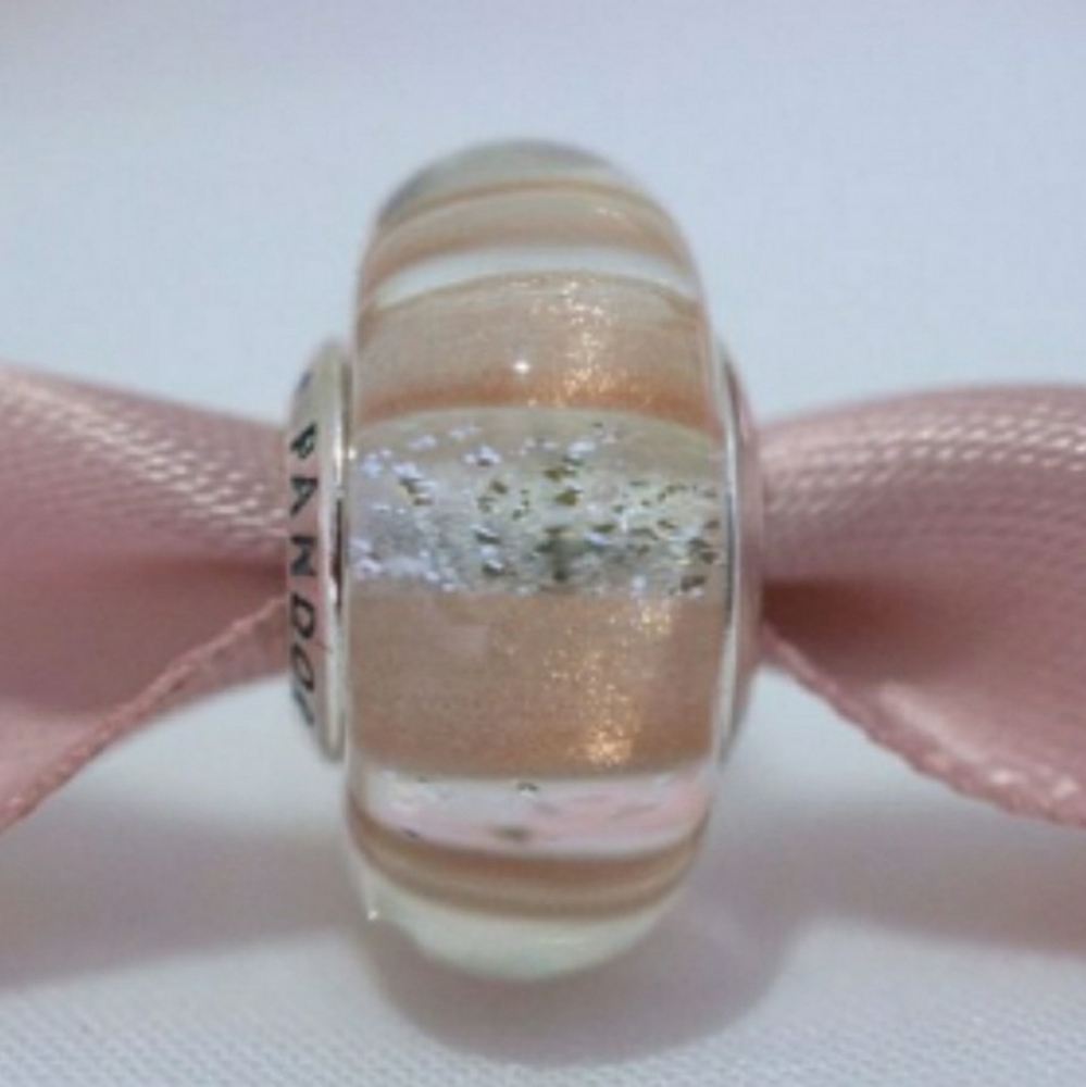 Pandora Shimmering Stripe Glass Charm - Picture 3 of 8